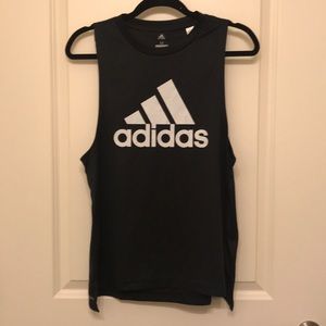 Adidas muscle t style workout tank top